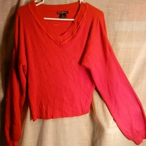 Dark Rich red NWOT RUNWAY 3X